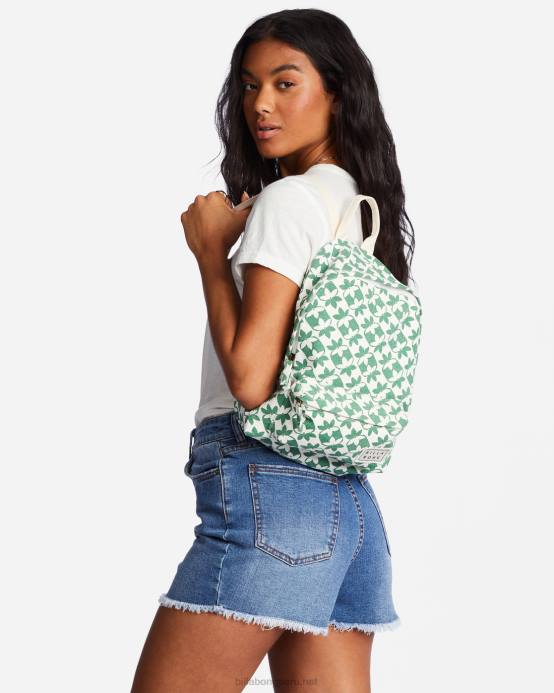 mujer hierba dulce Billabong mochila de lona mini mamá 04LD2472