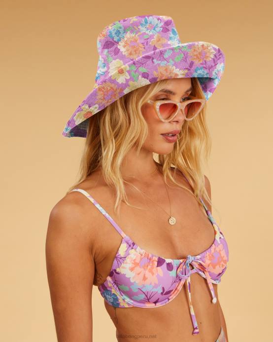 mujer amor lila Billabong rubia salada empápalo sombrero de cubo 04LD2479