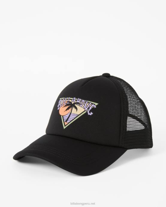 mujer arenas negras Billabong a través de las olas gorra de camionero 04LD2421