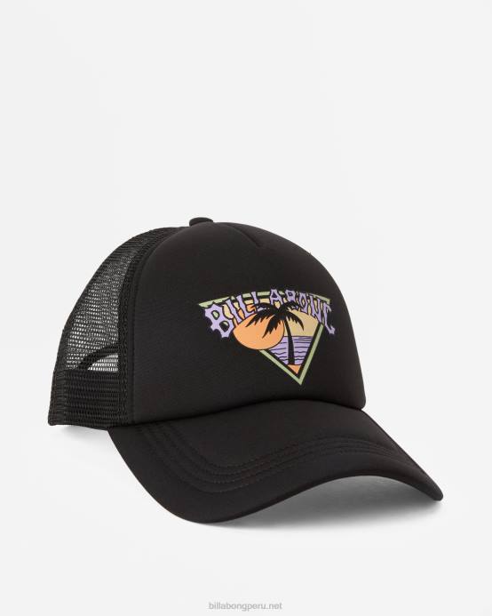 mujer arenas negras Billabong a través de las olas gorra de camionero 04LD2421