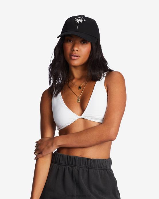mujer guijarro negro Billabong gorra de papá gorra strapback 04LD2467