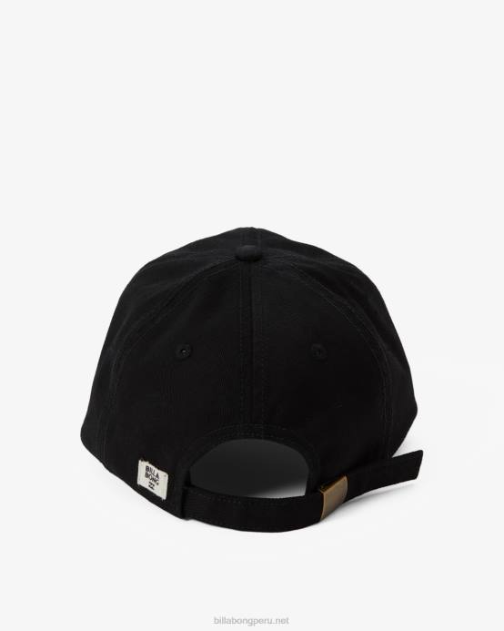 mujer guijarro negro Billabong gorra de papá gorra strapback 04LD2467