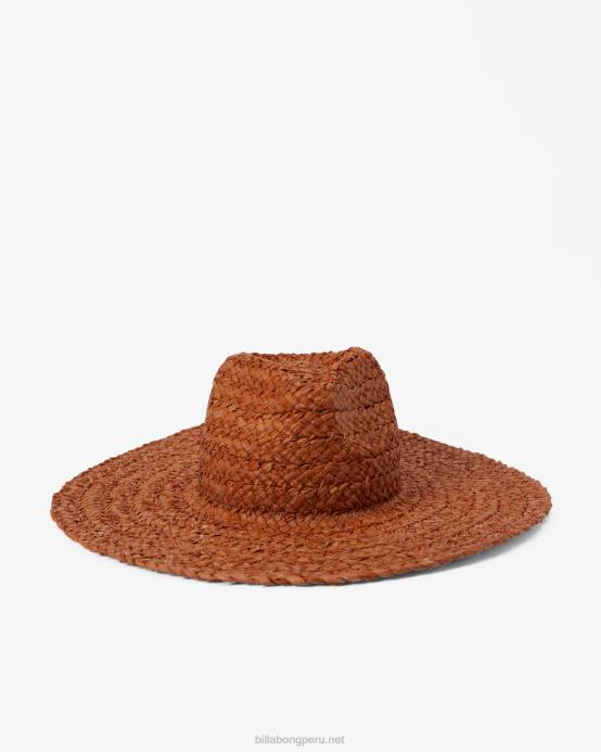 mujer ladrillo Billabong sombrero de paja de niebla marina 04LD2464