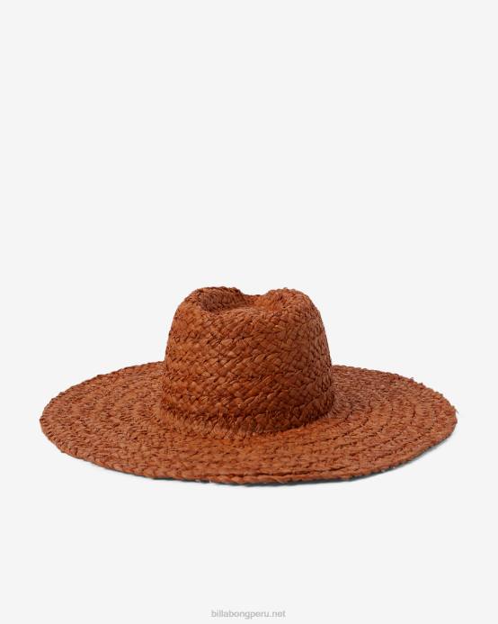 mujer ladrillo Billabong sombrero de paja de niebla marina 04LD2464