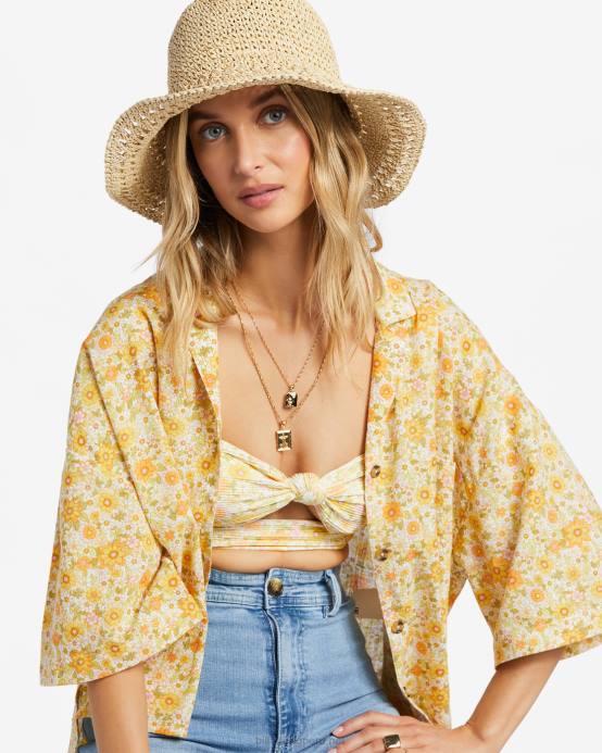 mujer natural Billabong mantén tu sombrero fresco para el sol 04LD2831
