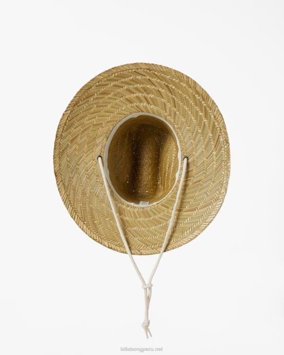 mujer natural Billabong sombrero de paja recién llegado 04LD2388