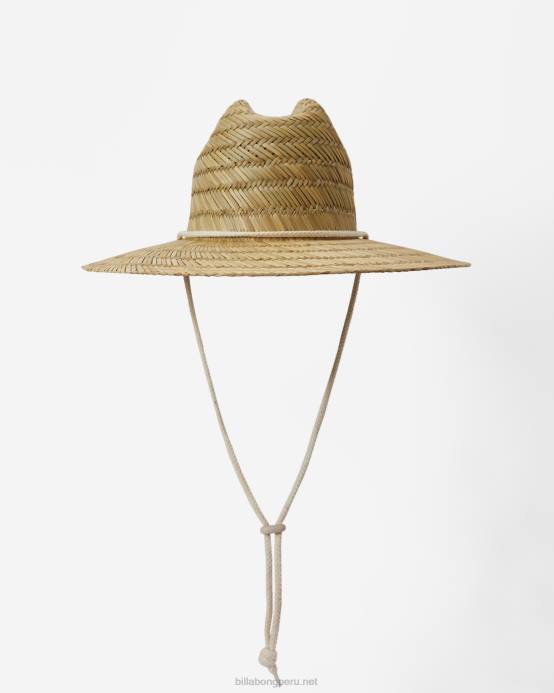 mujer natural Billabong sombrero de paja recién llegado 04LD2388