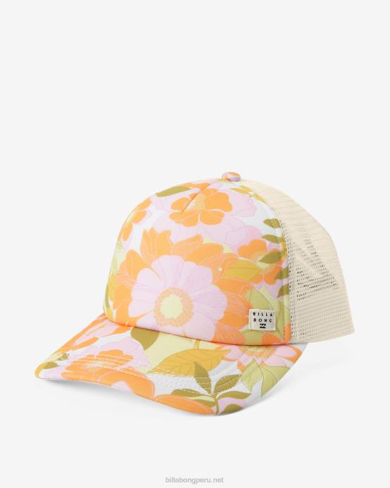 mujer piel de naranja Billabong gorra de camionero Mashup Heritage 04LD2394