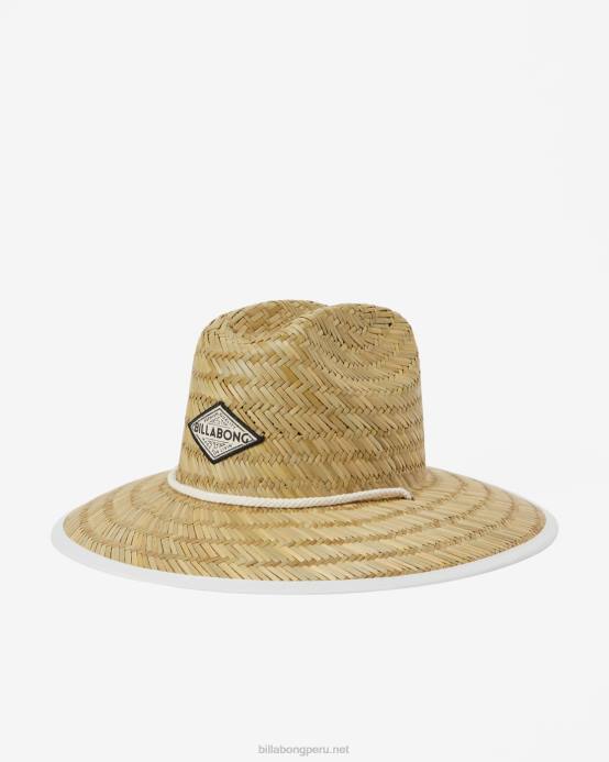 mujer piel de naranja Billabong sombrero de socorrista de paja tipton 04LD2386