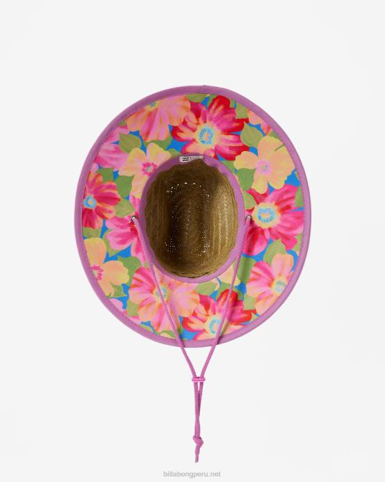 mujer playa Billabong sombrero de socorrista de paja tipton 04LD2384