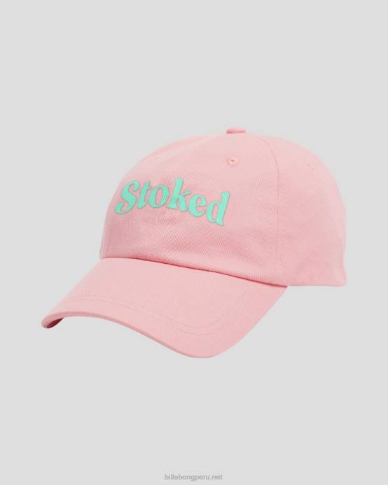 mujer puesta de sol rosa Billabong sombrero de papá feliz 04LD2480