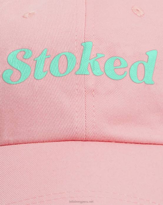 mujer puesta de sol rosa Billabong sombrero de papá feliz 04LD2480