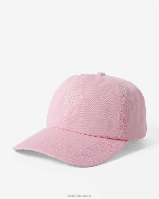 mujer senderos de color rosa claro Billabong gorra de papá gorra strapback 04LD2406