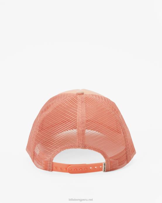 mujer suave y melocotón Billabong a través de las olas gorra de camionero 04LD2488