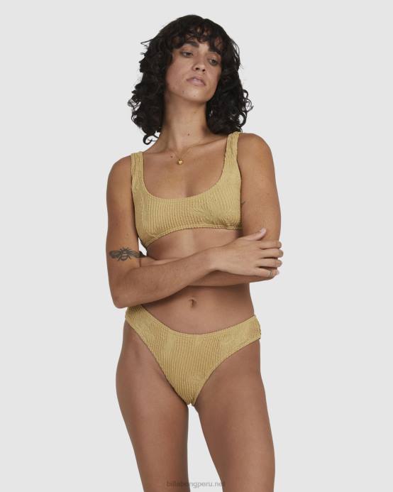 mujer aceituna Billabong braguitas de bikini verano bondi 04LD1651