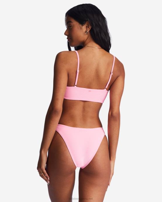 mujer aturdimiento rosa Billabong Braguitas de biquini Tanlines Hike 04LD1491