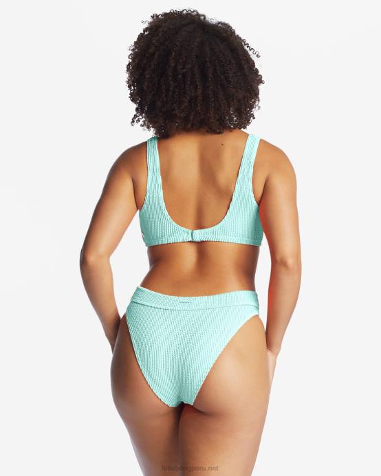 mujer beso de menta Billabong braguitas de bikini de verano high maui rider 04LD1737