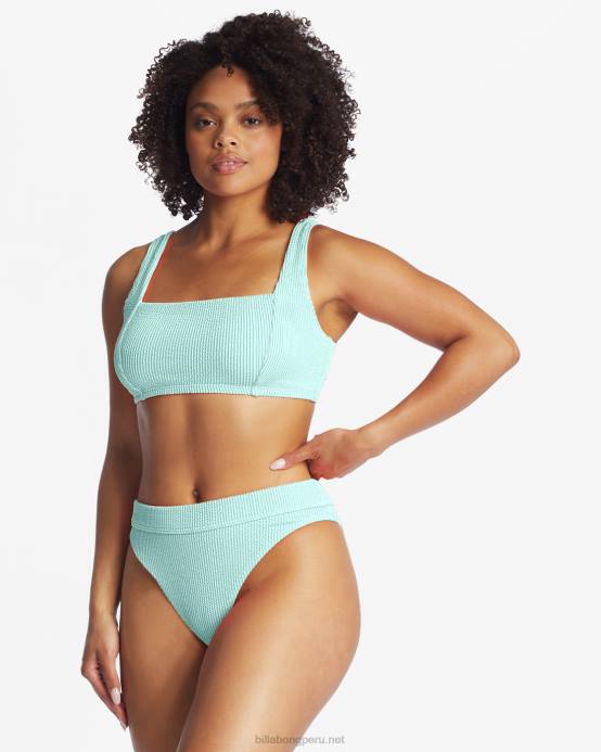 mujer beso de menta Billabong braguitas de bikini de verano high maui rider 04LD1737