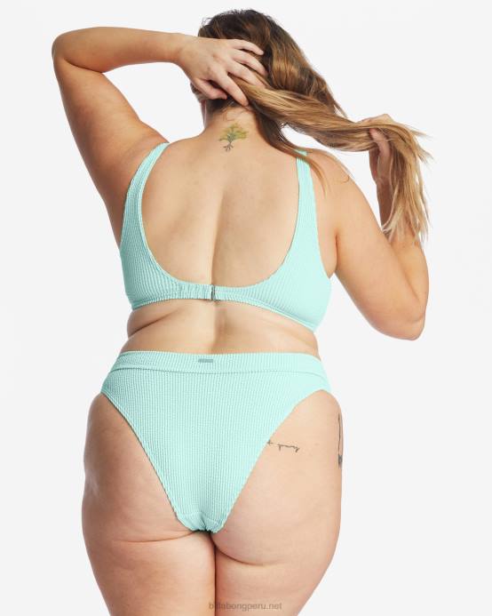 mujer beso de menta Billabong braguitas de bikini de verano high maui rider 04LD1737