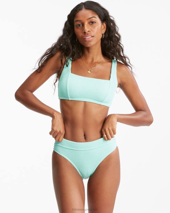 mujer beso de menta Billabong braguitas de bikini de verano high maui rider 04LD1737