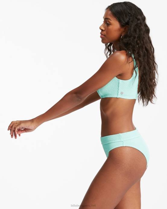 mujer beso de menta Billabong braguitas de bikini de verano high maui rider 04LD1737