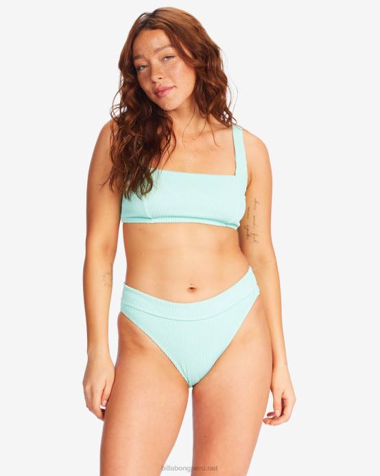 mujer beso de menta Billabong braguitas de bikini de verano high maui rider 04LD1737
