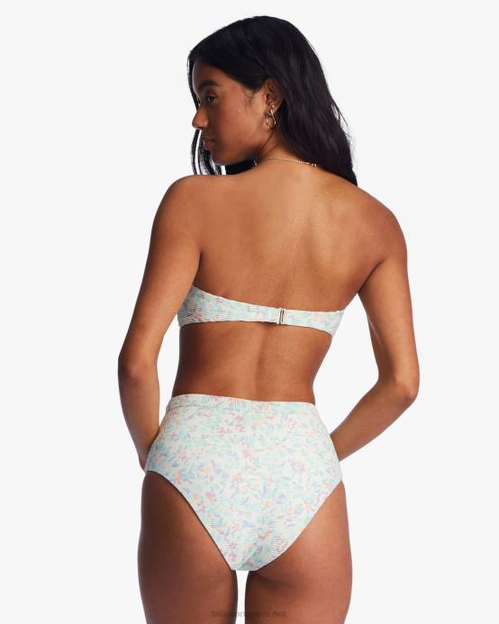 mujer cristal de sal Billabong Braguitas de bikini altas retro tanlines de Sweet Oasis 04LD1412
