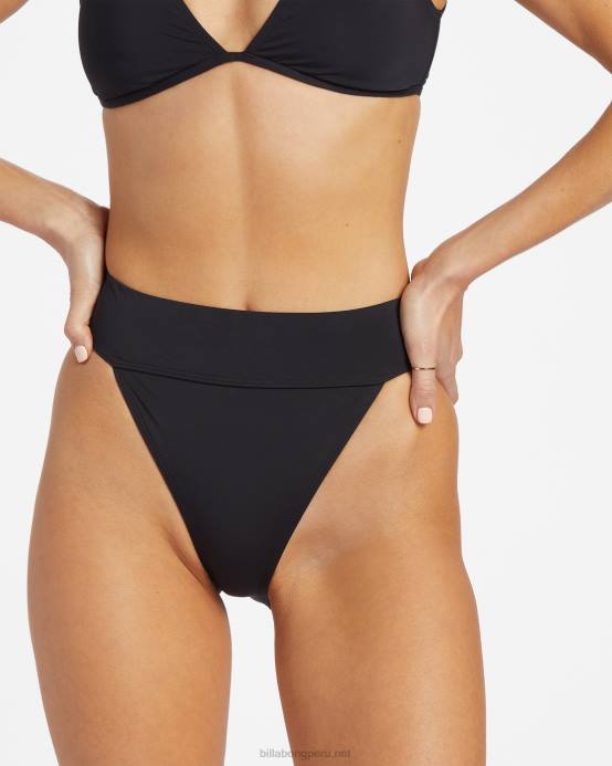 mujer guijarro negro Billabong braguitas de bikini sol searcher aruba 04LD1265