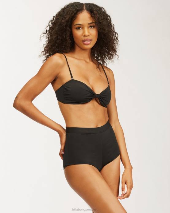 mujer guijarro negro Billabong braguitas de bikini sol searcher avalon 04LD1722