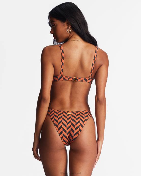 mujer ladrillo Billabong braguitas de bikini cruzadas 04LD1478
