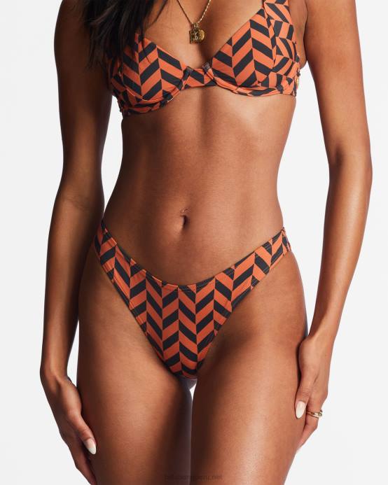 mujer ladrillo Billabong braguitas de bikini cruzadas 04LD1478