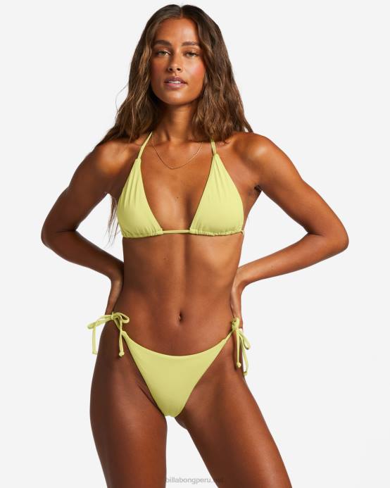 mujer lima claro Billabong braguitas de bikini tipo tanga con lazo lateral sol searcher 04LD1226
