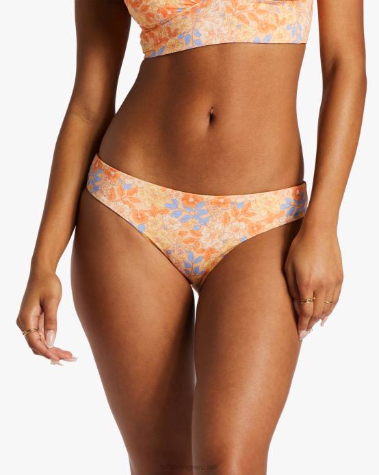 mujer melón claro Billabong Braguitas de bikini reversibles lowrider de fine by me 04LD1394