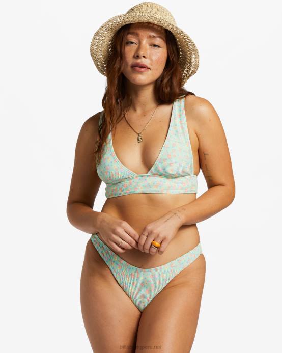 mujer menta verde Billabong i sea you tanlines tropic bikini bottoms 04LD1200