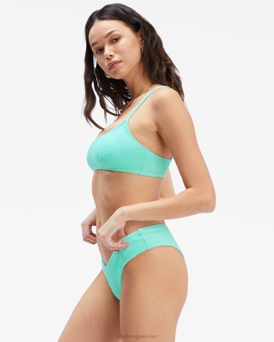 mujer menta verde Billabong so dazed fiji braguitas de bikini atrevidas 04LD1732