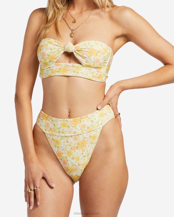 mujer multi Billabong braguitas de bikini medianas tanlines adoradoras del sol 04LD1156