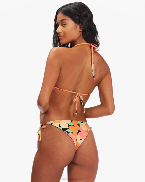 mujer multi Billabong braguitas de bikini reversibles con lazo en los lados de Pretty Daze 04LD1547