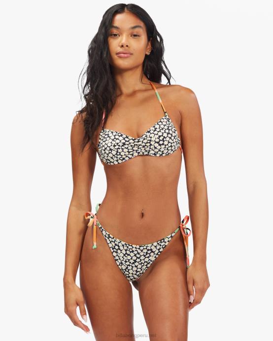 mujer multi Billabong braguitas de bikini reversibles con lazo en los lados de Pretty Daze 04LD1547