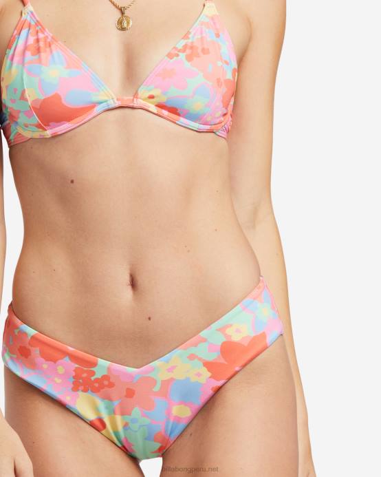 mujer multi Billabong costa es claro fiji braguitas de bikini diminutas 04LD1205