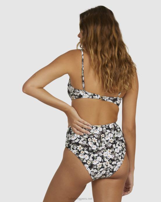 mujer negro Billabong Braguitas de bikini retro altas de Bliss Fall 04LD1598
