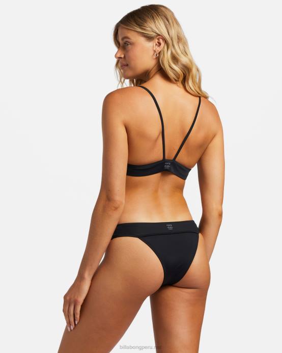 mujer negro Billabong a/div braguitas de bikini diminutas 04LD1282