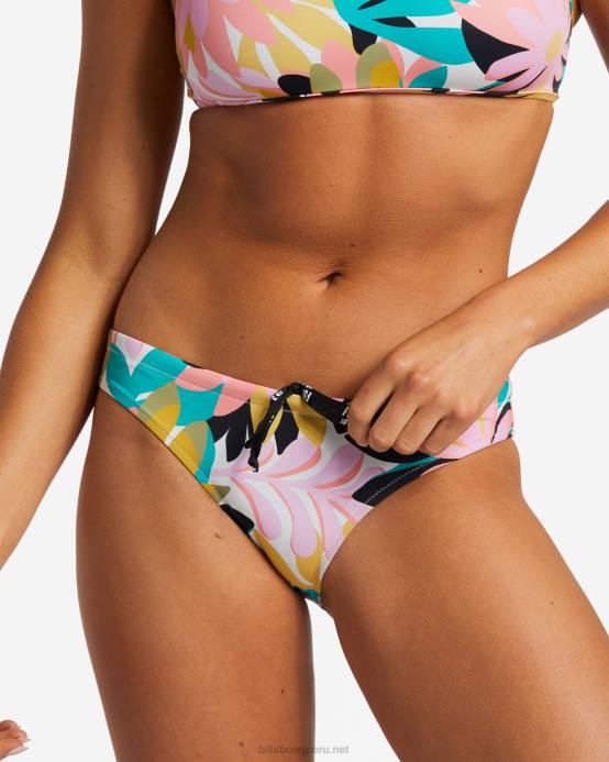 mujer negro multi Billabong a/div braguitas de bikini completas 04LD1269