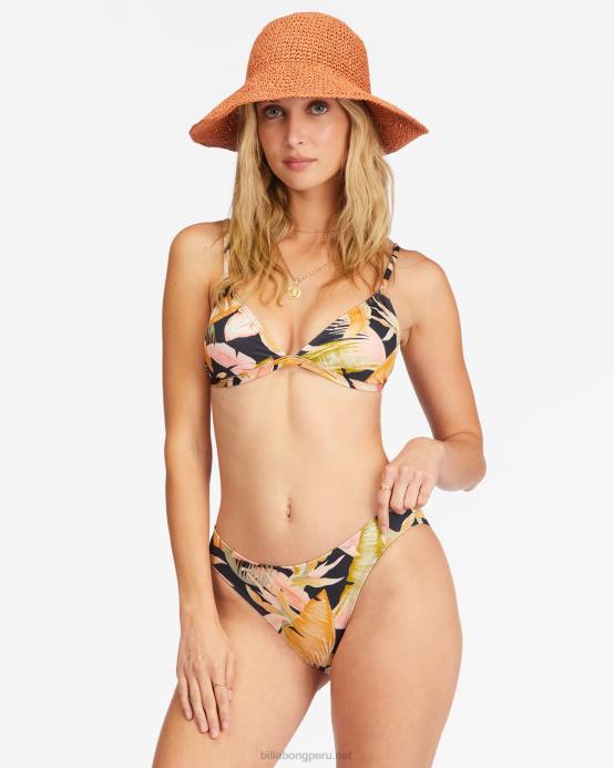 mujer noche de la selva Billabong braguitas de bikini lowrider tribu ola 04LD1527