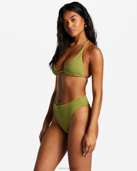mujer ojos verdes Billabong braguitas de bikini tan aturdidas de maya alta 04LD1384