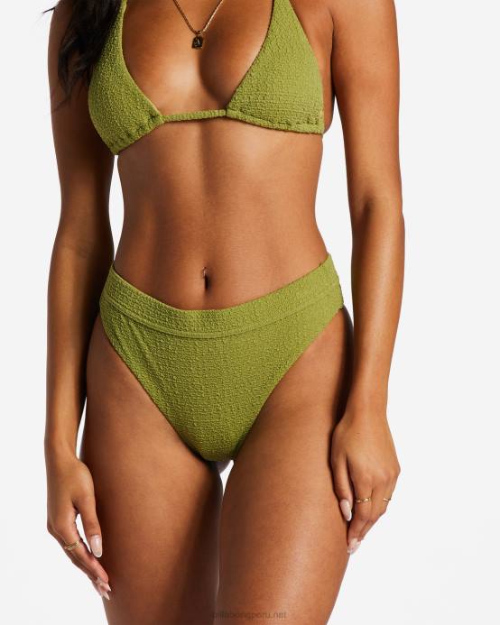 mujer ojos verdes Billabong braguitas de bikini tan aturdidas de maya alta 04LD1384