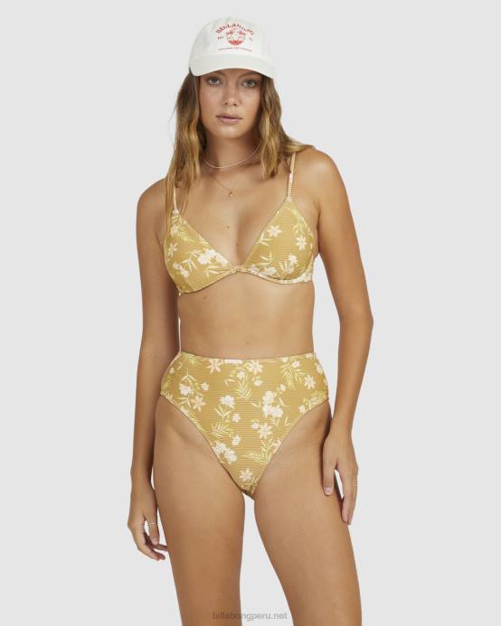 mujer oro mostaza Billabong braguitas de bikini piccolo hi-rise maui rider 04LD1516
