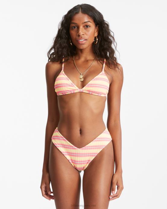 mujer piña Billabong sunchaser fiji braguitas de bikini atrevidas 04LD1595