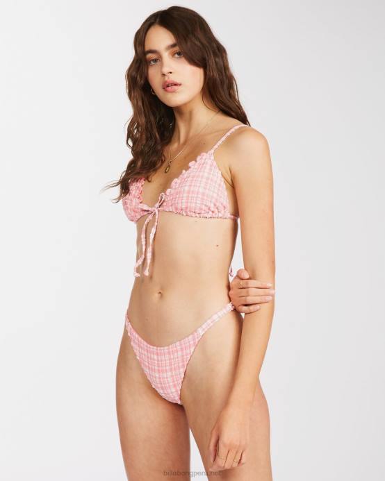 mujer puesta de sol rosa Billabong braguitas de bikini maya marea rosa 04LD1676