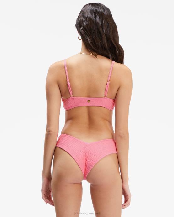 mujer puesta de sol rosa Billabong so dazed fiji braguitas de bikini atrevidas 04LD1728