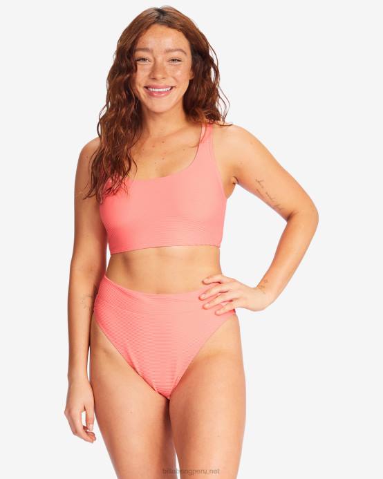 mujer sorbete Billabong tanlines rise braguitas de bikini de talle alto 04LD1606